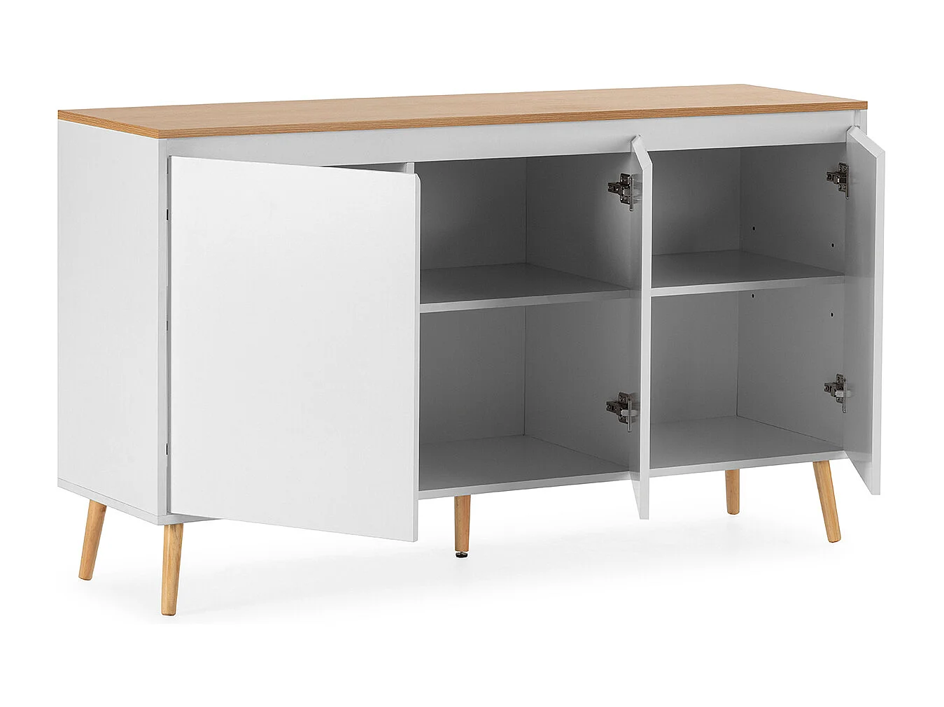 Credenza Desi 3 ante colore Bianco