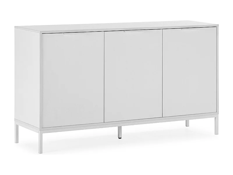 Sideboard Auri 3 türen Weiß