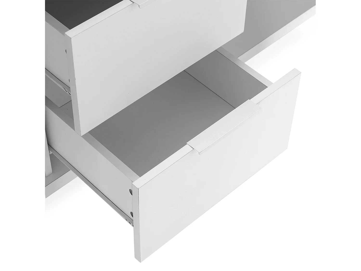 Sideboard Nieve 2 türen 2 schubladen Weiß