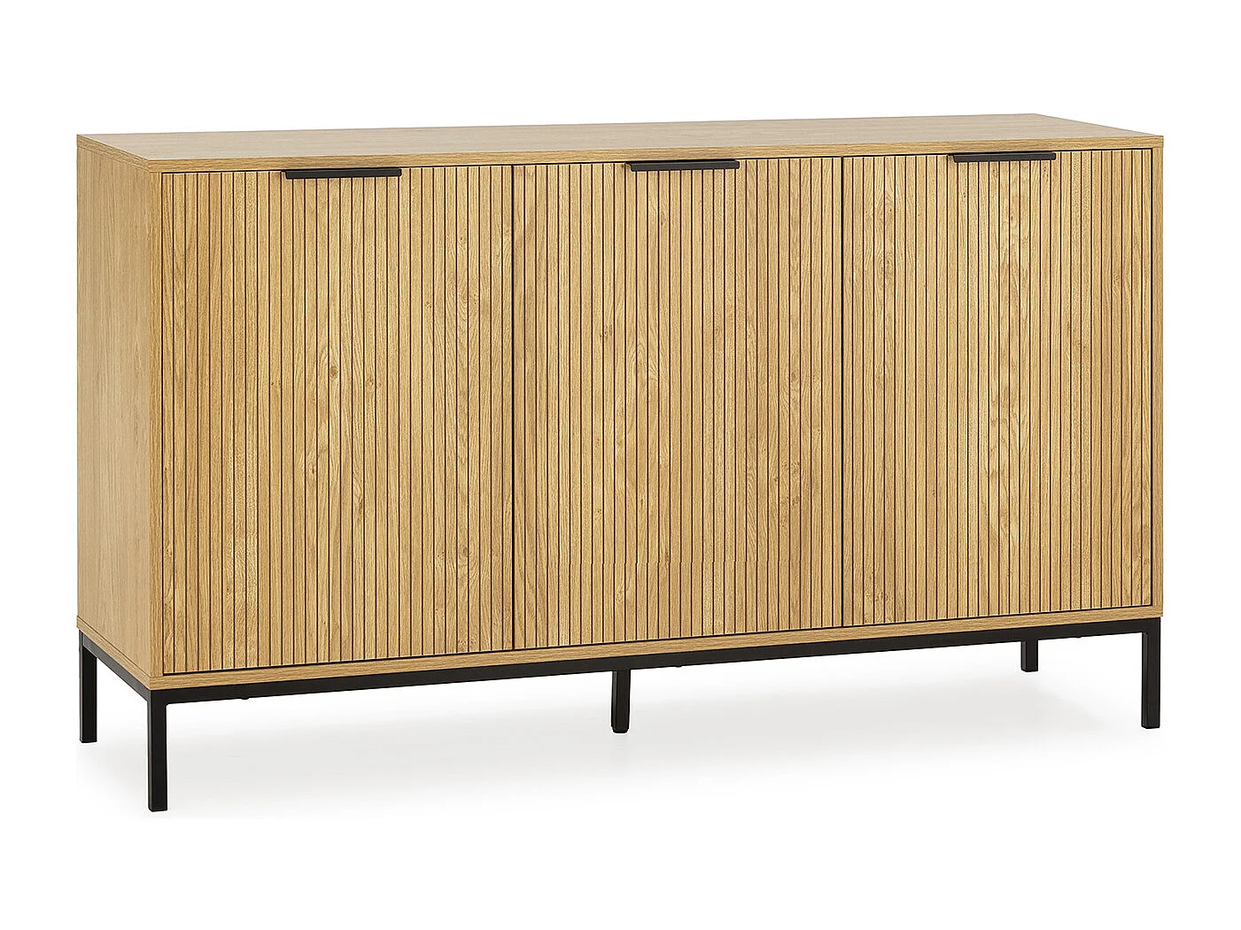 Sideboard Mónica 3 türen in Eichenfarbe