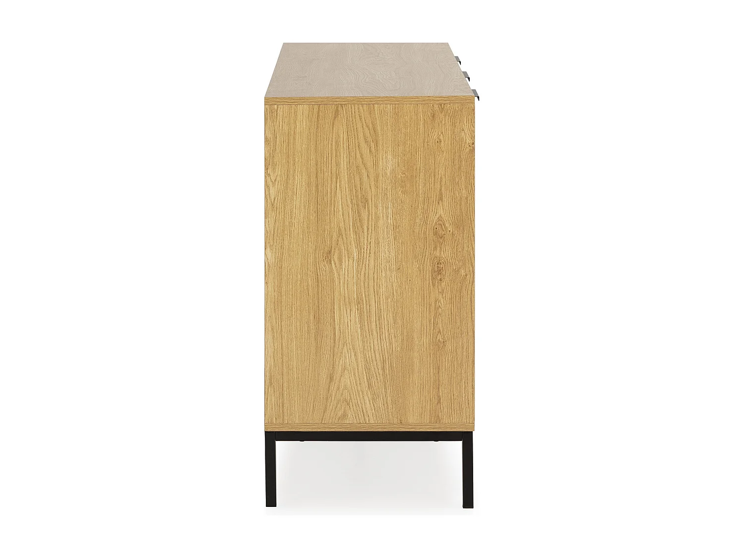 Sideboard Mónica 3 türen in Eichenfarbe