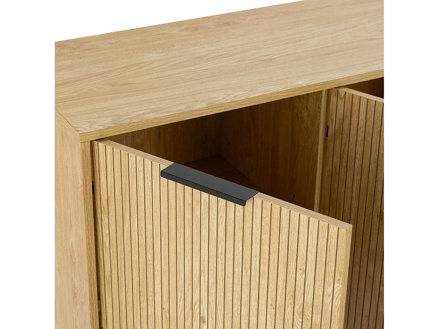 Sideboard Mónica 3 türen in Eichenfarbe