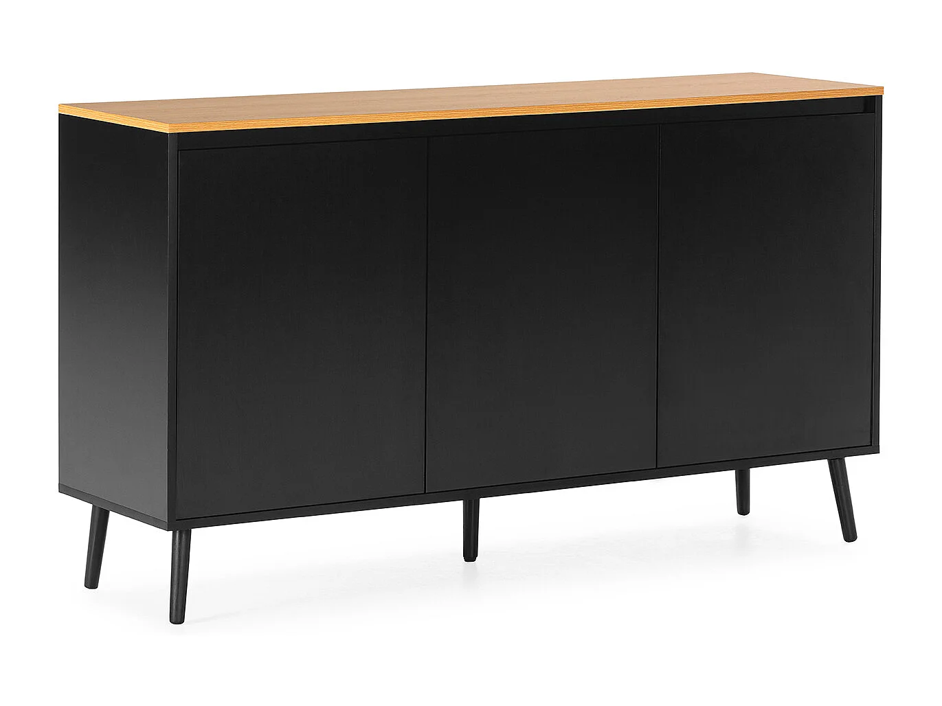 Buffet Desi 3 portes couleur Noir