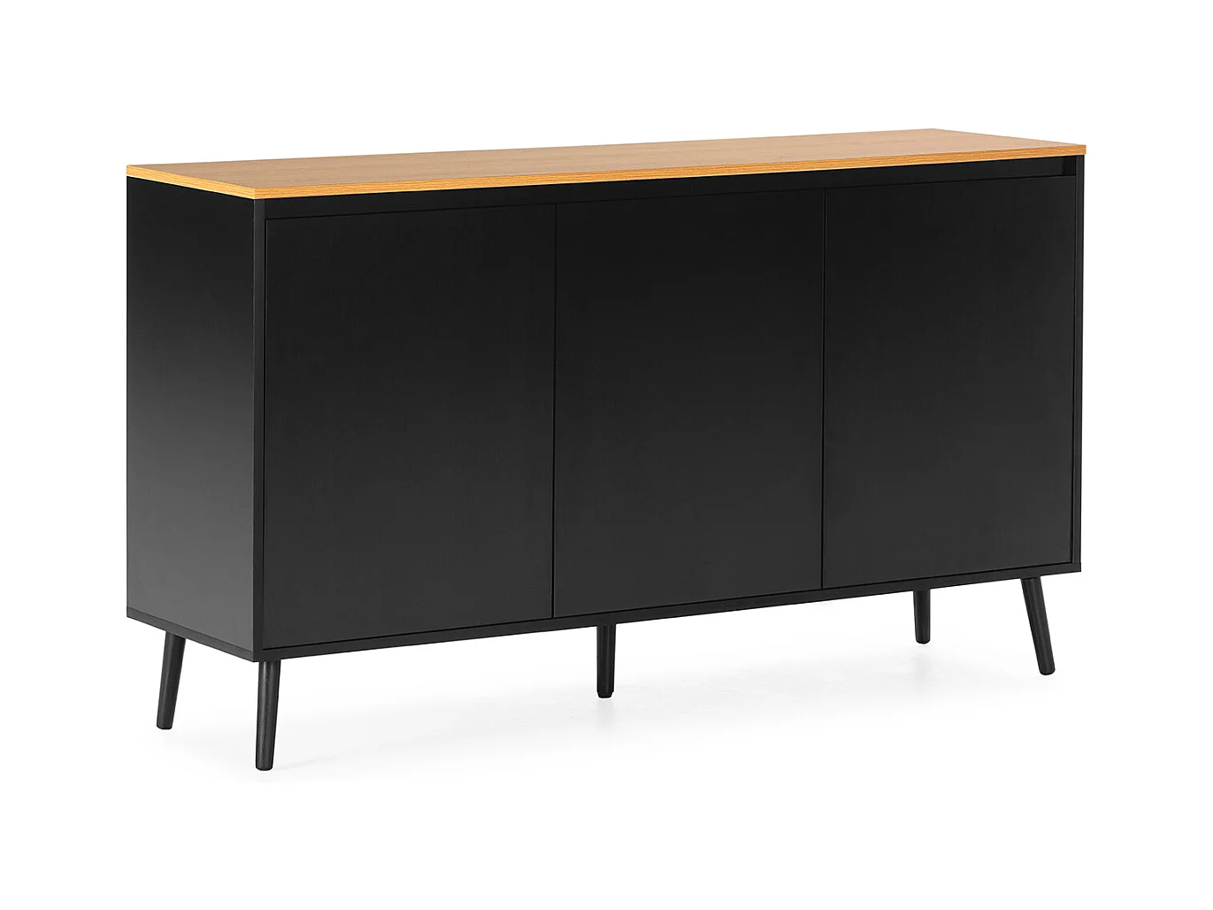 Buffet Desi 3 portes couleur Noir
