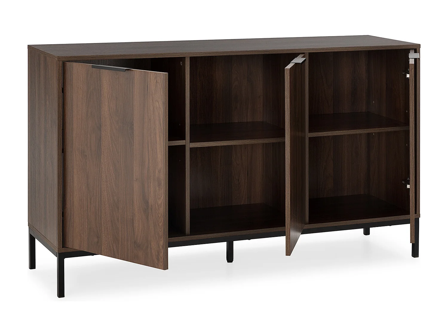 Buffet Auri 3 portes couleur Noyer