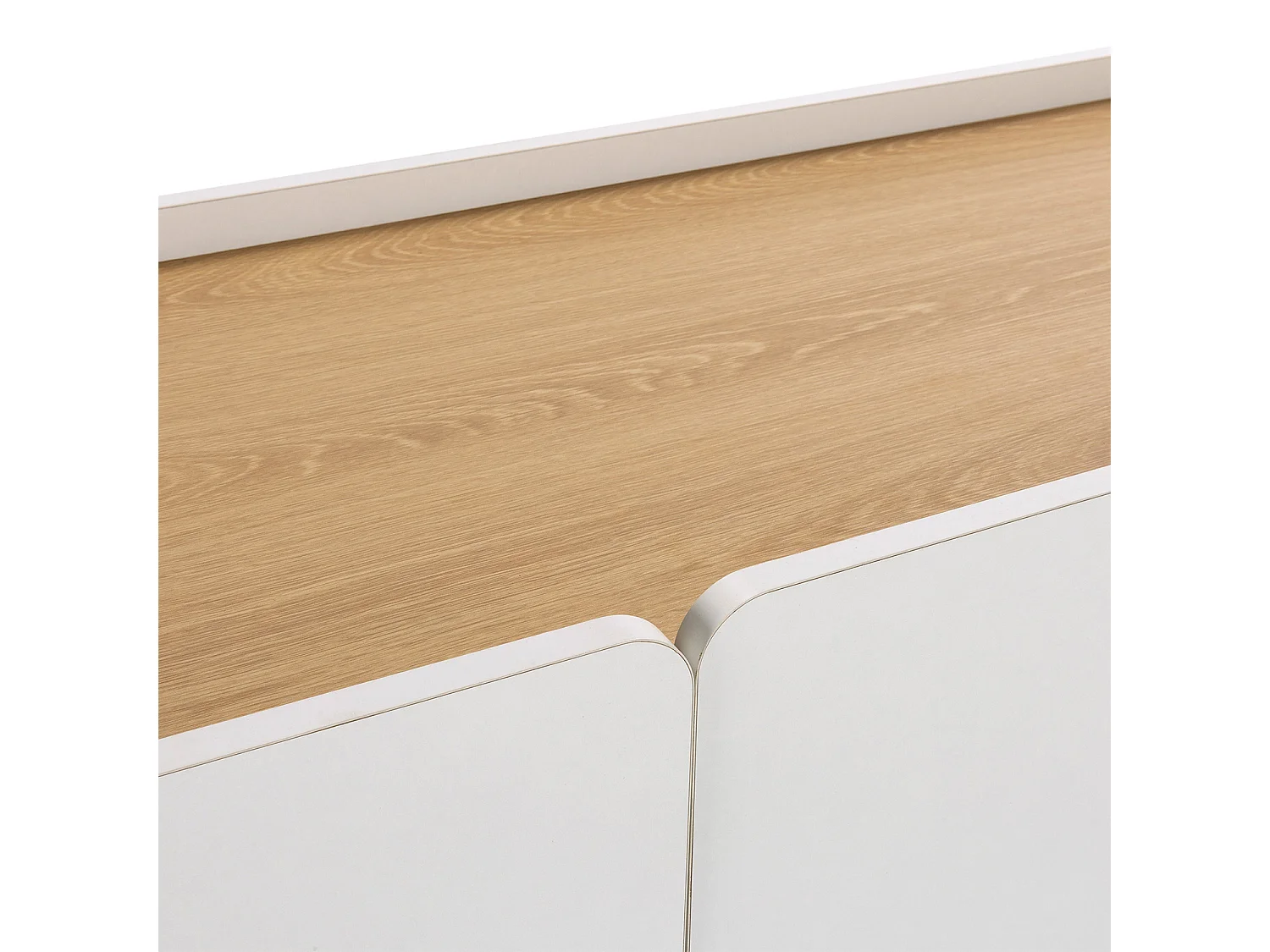 Credenza Curva 3 ante colore Bianco