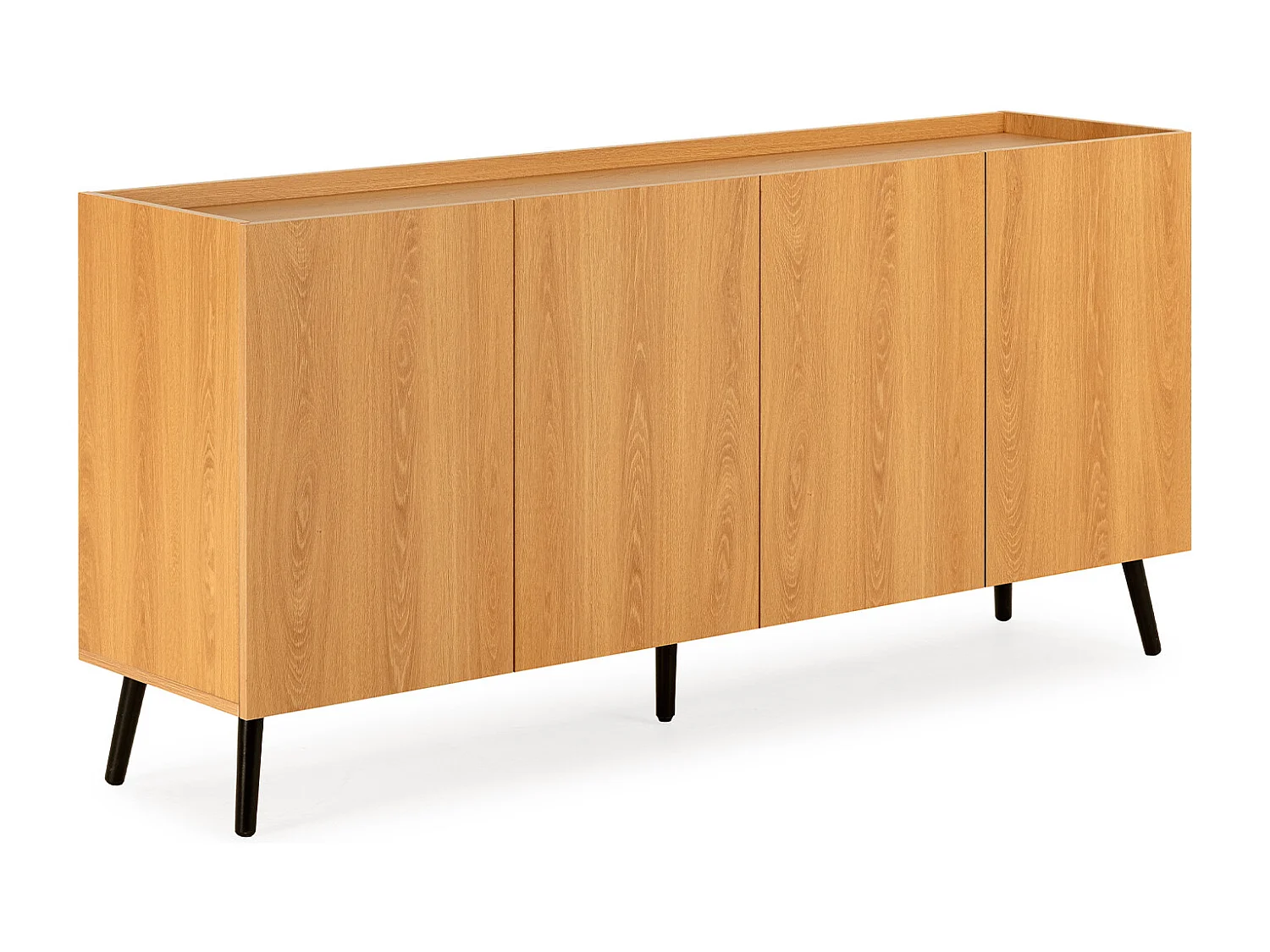 Sideboard Siren 4 türen Eichenfarbe