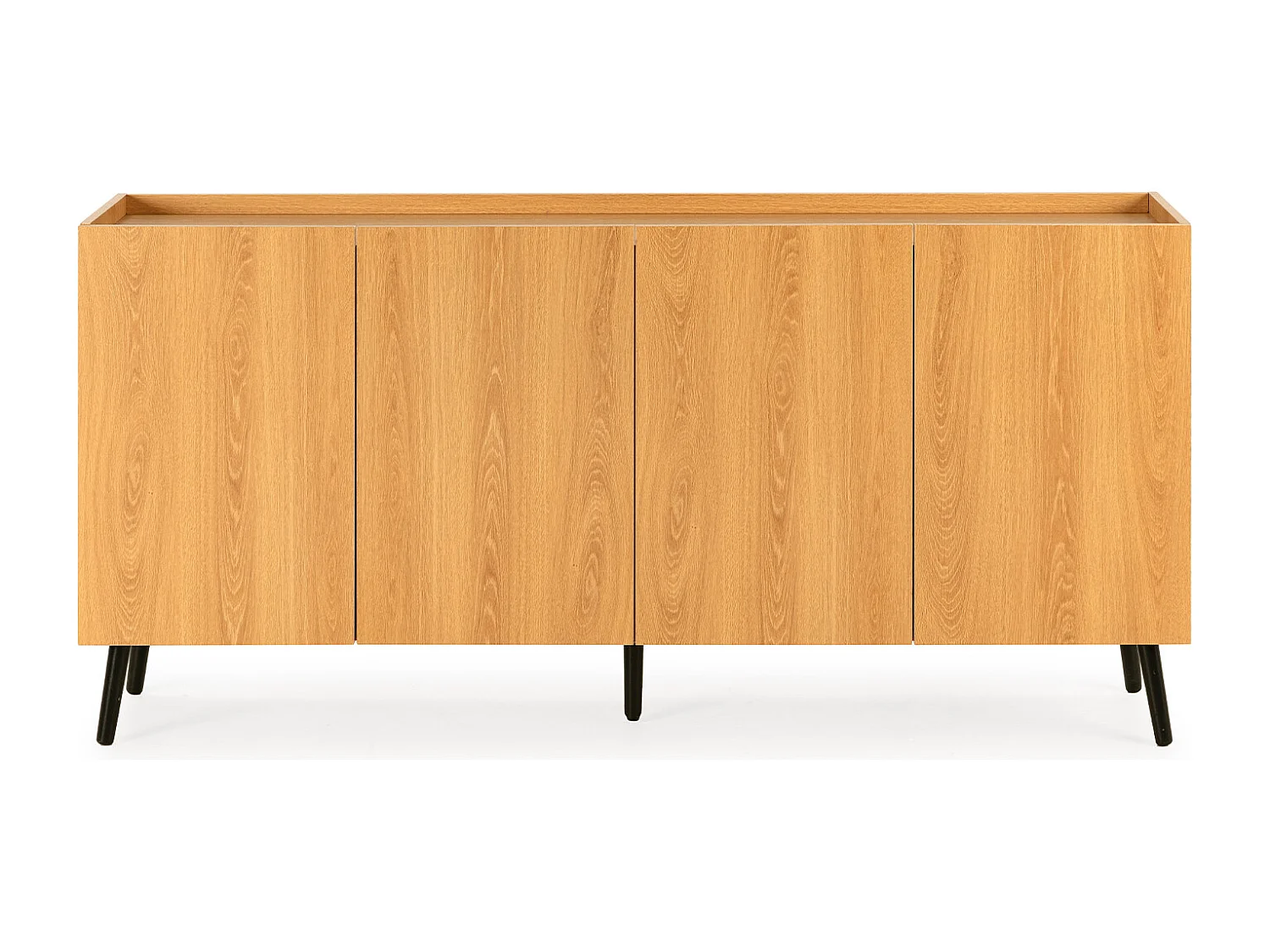 Sideboard Siren 4 türen Eichenfarbe