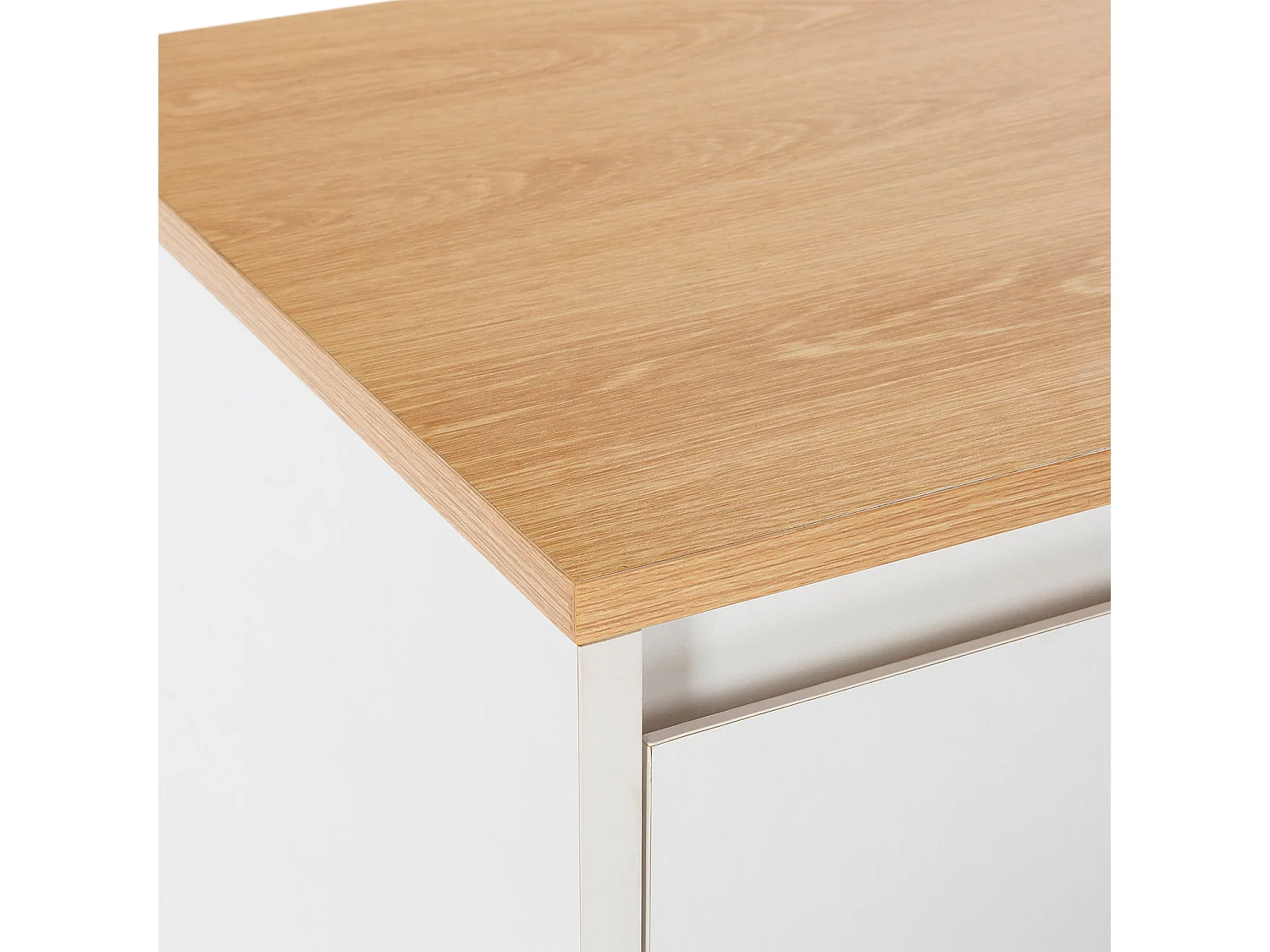 Cómoda de nocho Desi 3 cajones color Blanco