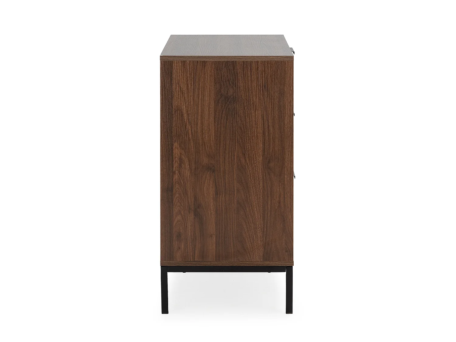 Kommode Auri 3 schubladen Walnussfarbe