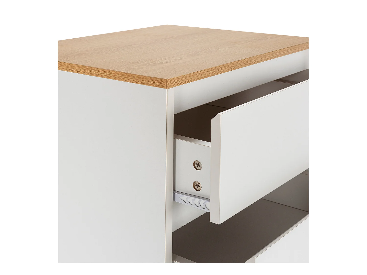 Cómoda alta Desi 5 cajones color Blanco