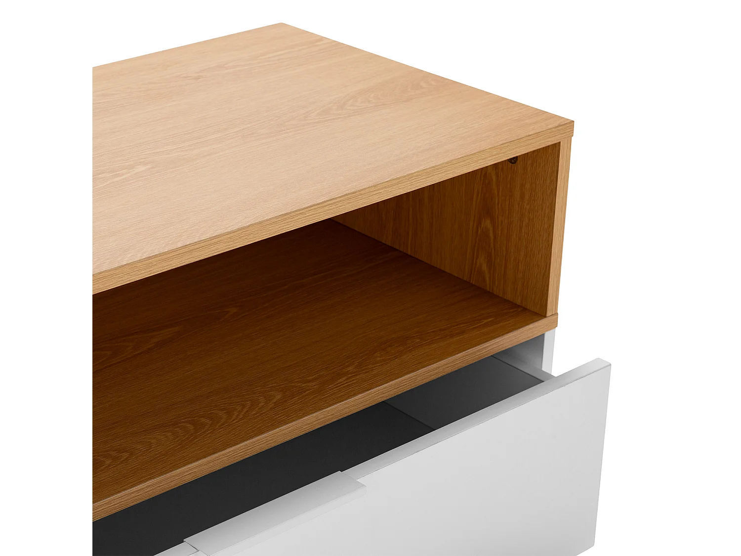 Commode Nieve 3 tiroirs couleur Blanc