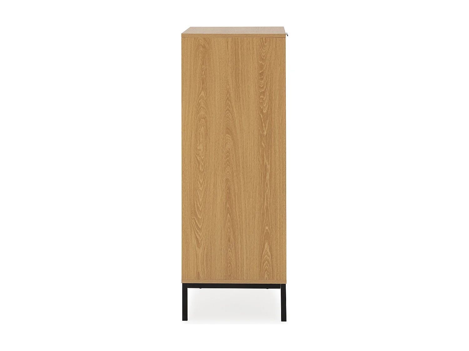 Cassettiera alta Auri 5 cassetti colore Rovere