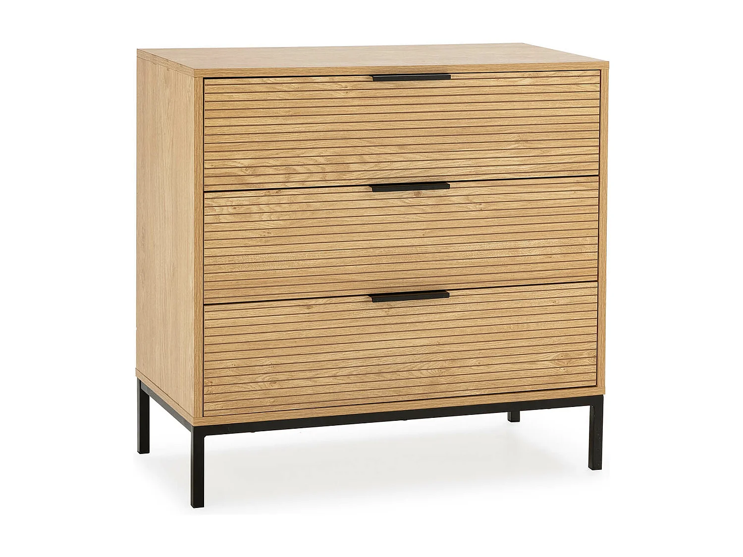 Commode Monica 3 tiroirs couleur Bois
