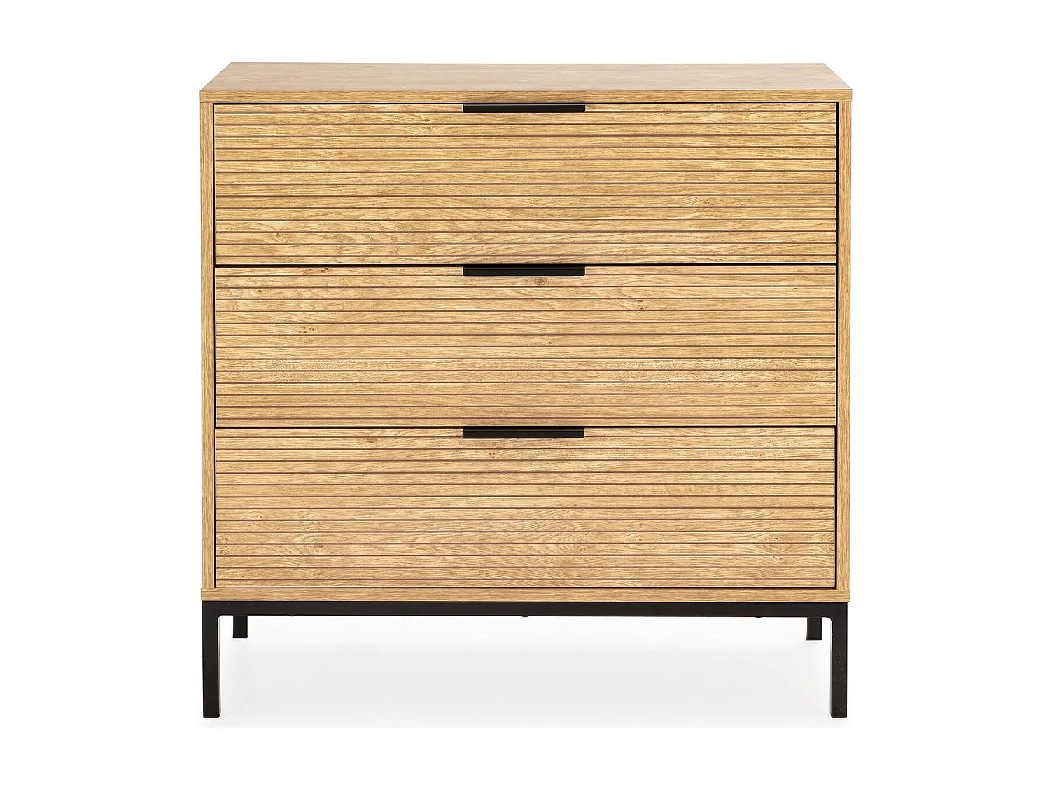 Commode Monica 3 tiroirs couleur Bois