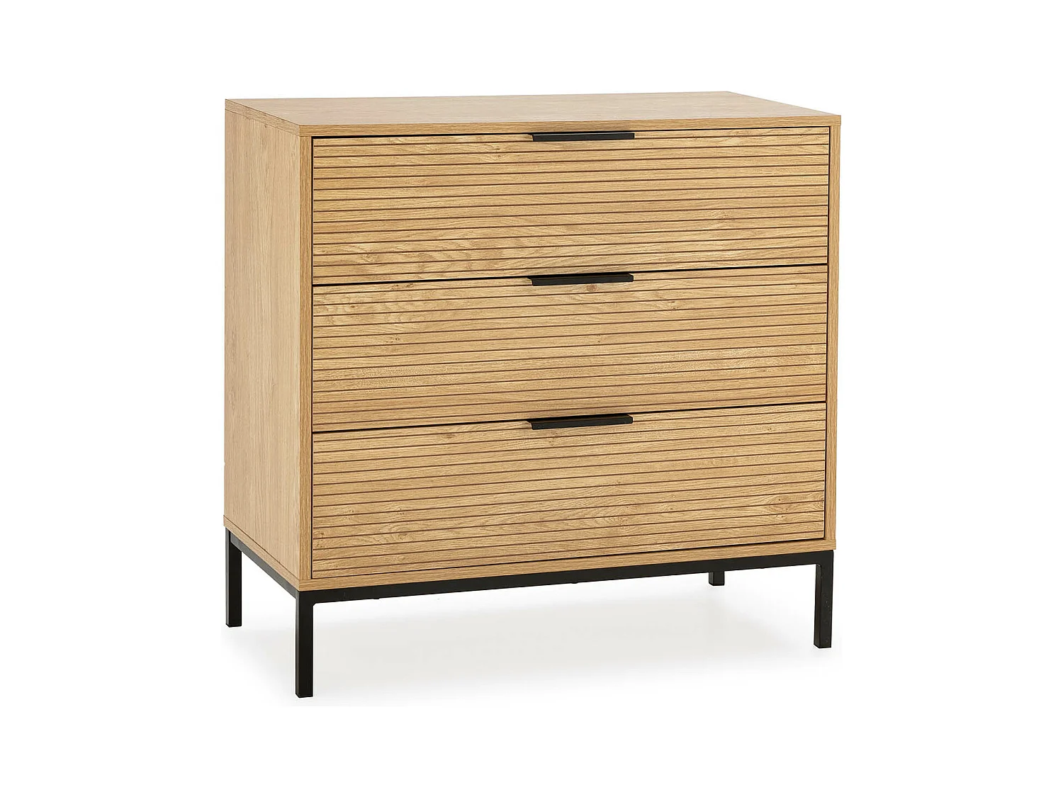 Commode Monica 3 tiroirs couleur Bois