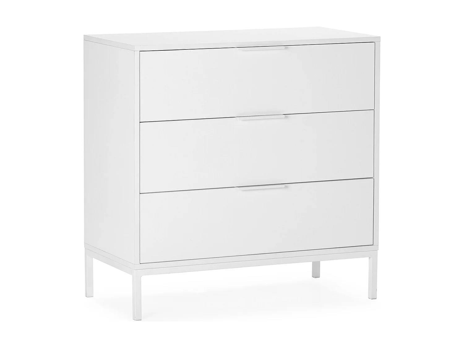 Cassettiera Auri 3 cassetti colore Bianco