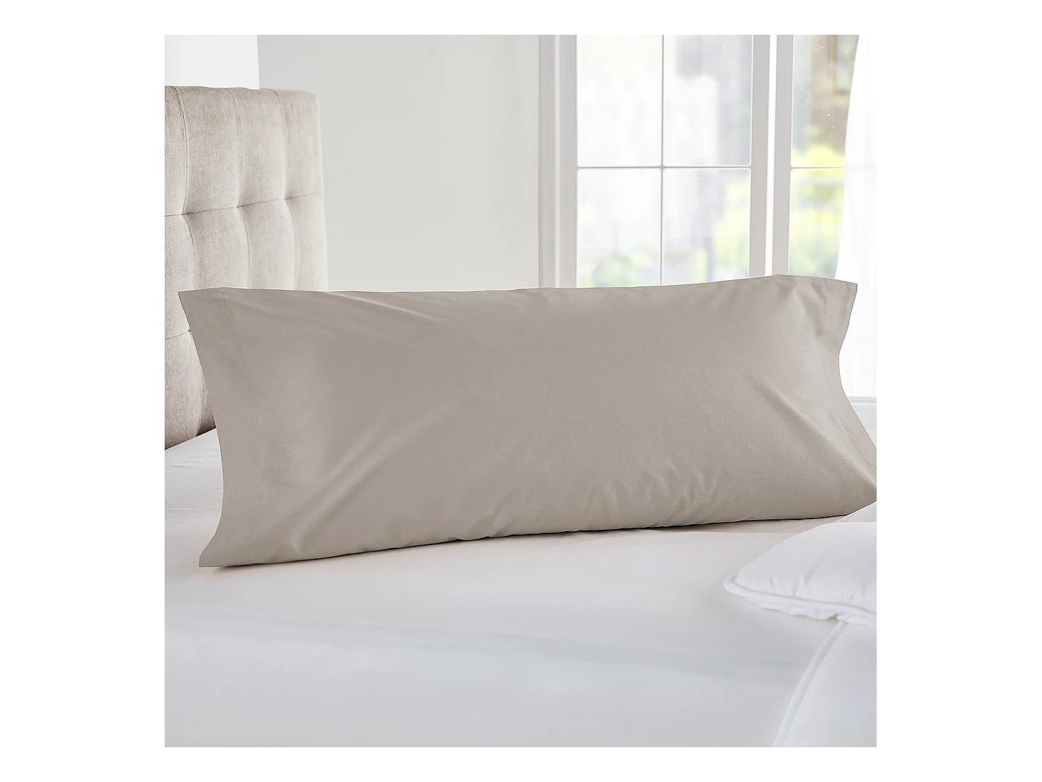 Federa per cuscino 100% cotone 140 fili  Marrone chiaro