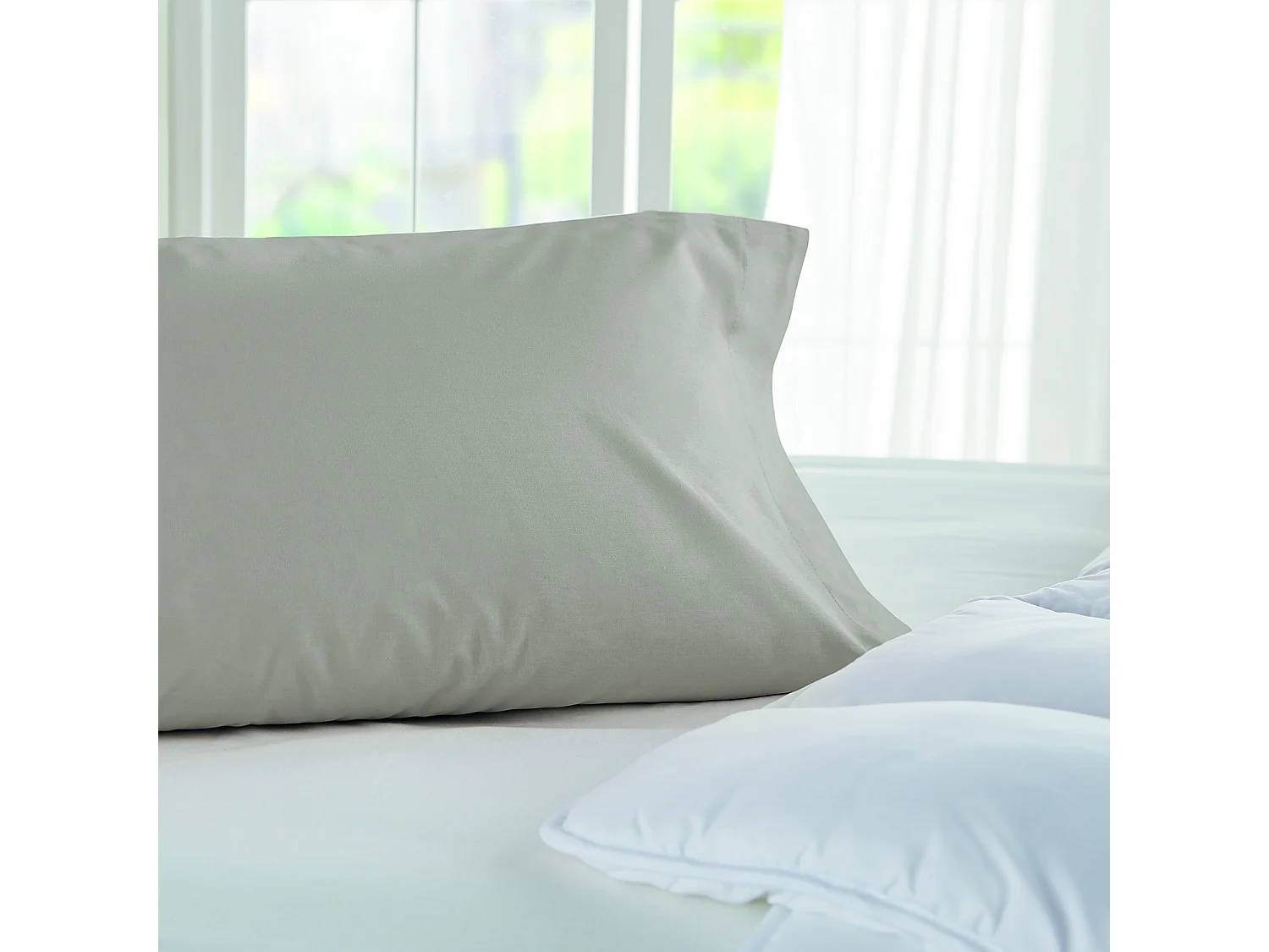 Federa per cuscino 100% cotone 140 fili  Marrone chiaro