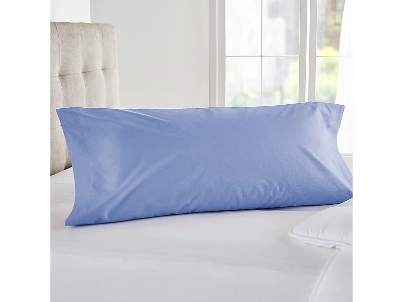 Federa per cuscino 100% cotone 140 fili  Azurro