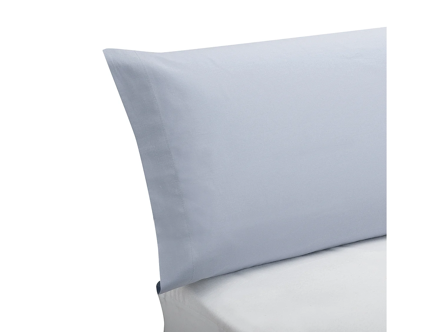 Taie d'oreiller 100 % coton 140 fils respirante Perle