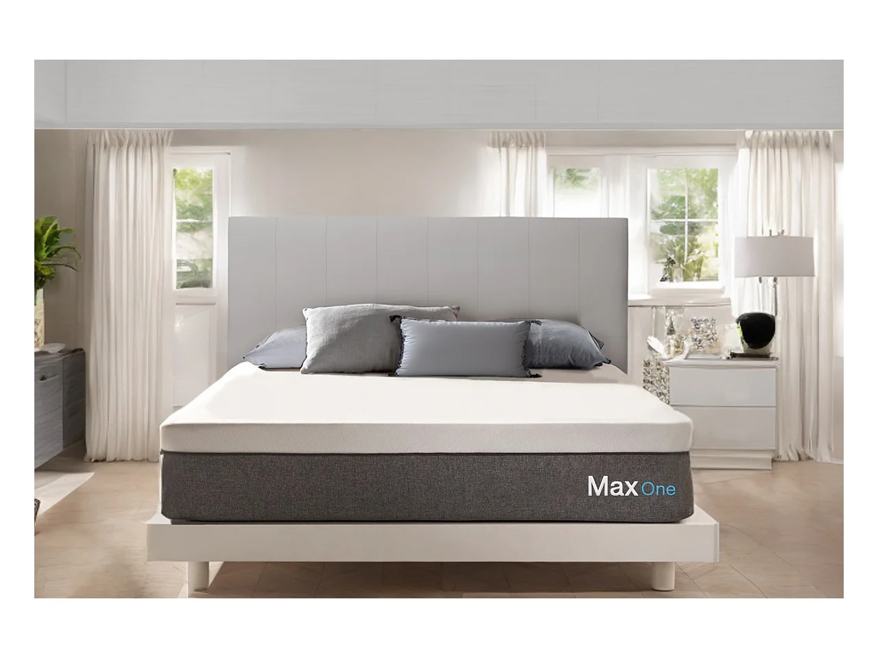 MATELAS MAX ONE ORTHOPEDIQUE DEHOUSSABLE MULTIZONE, 20 cm - Moonia