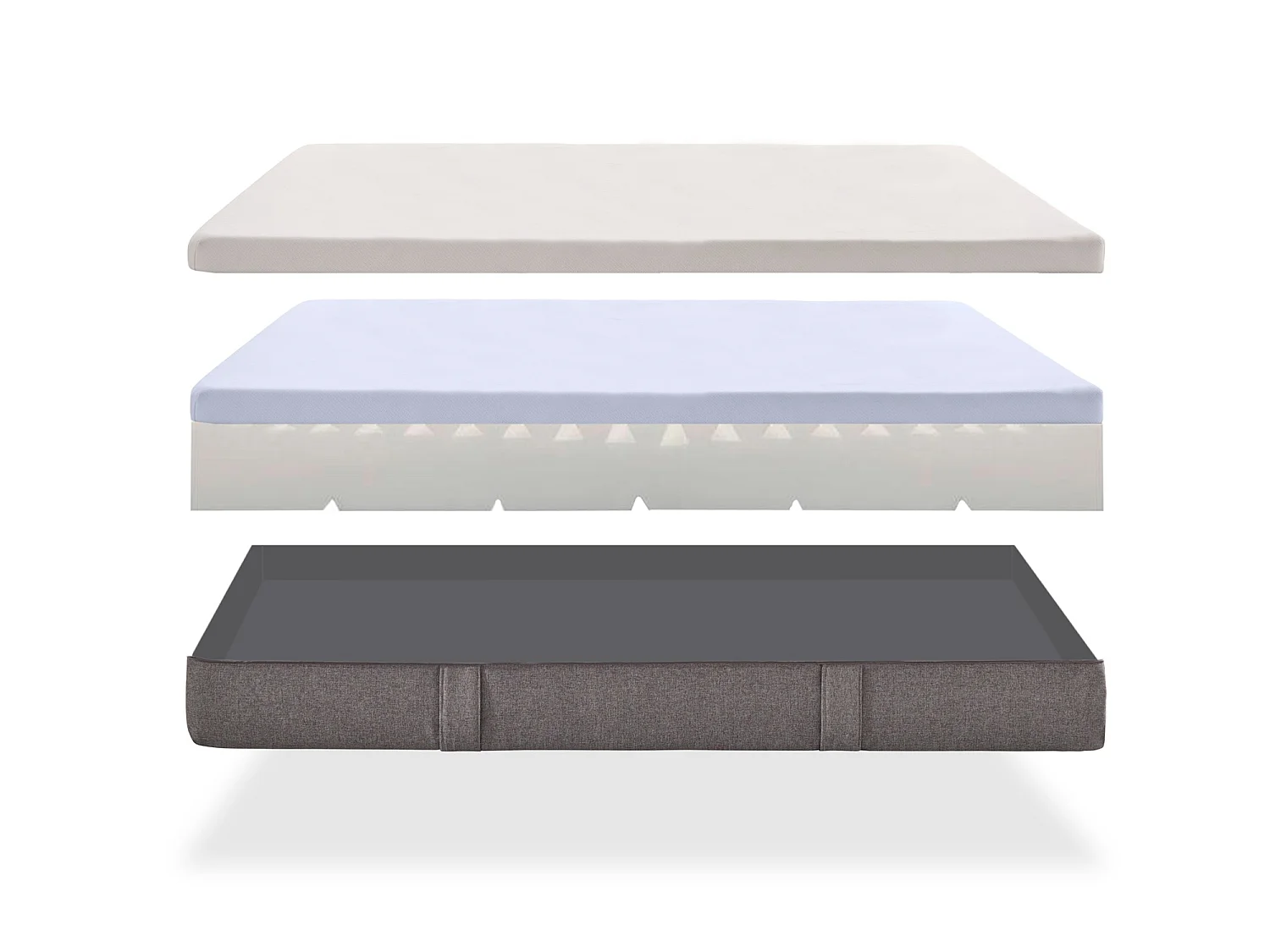 Matelas Mousse à memoire de forme Max One Orthopedique Dehoussable Multizone - 135X190 - Moonia