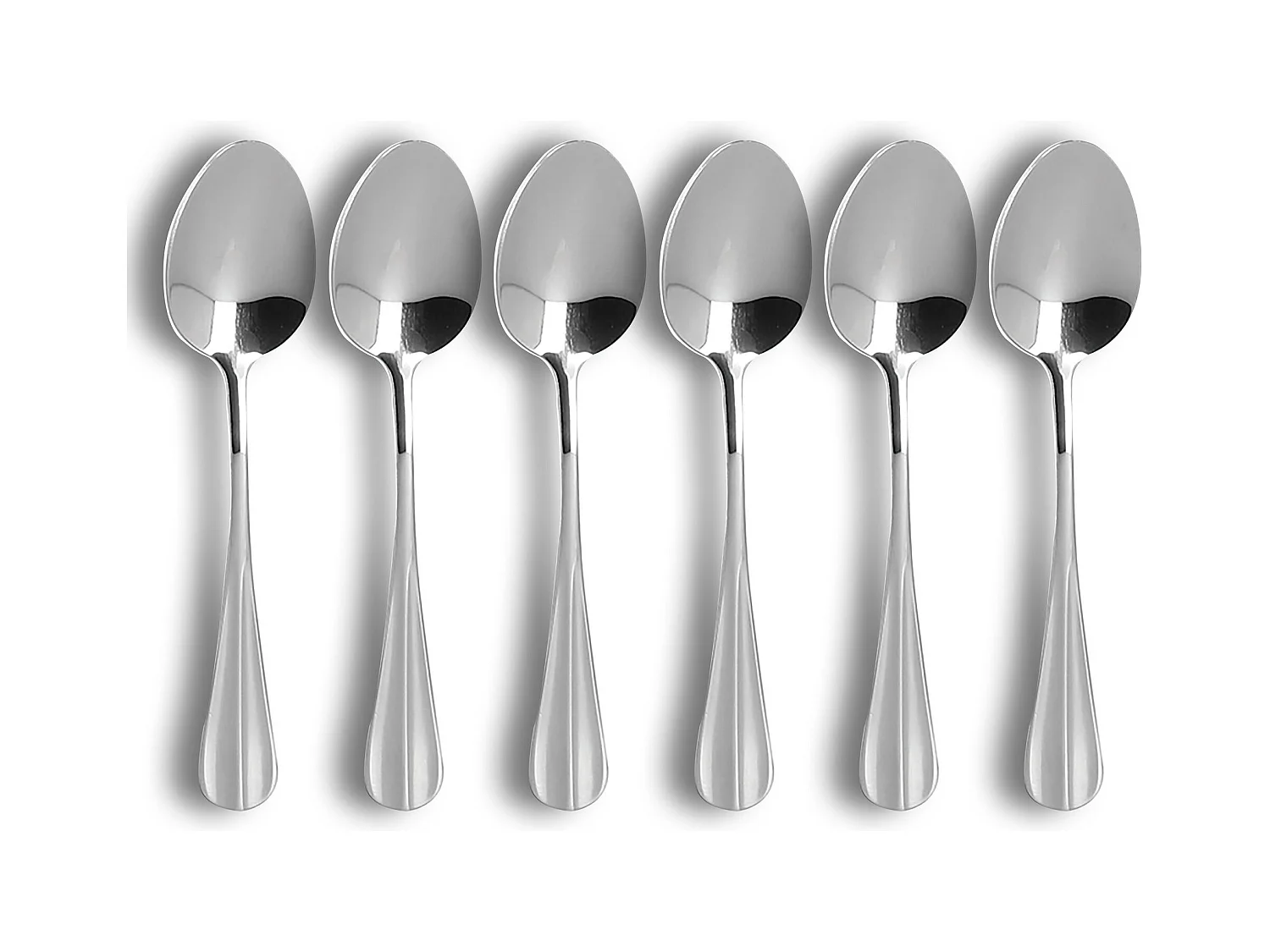 Ogo Living - Lot 6 Cuilleres A Dessert Ares 18.5cm En Acier Inoxydable