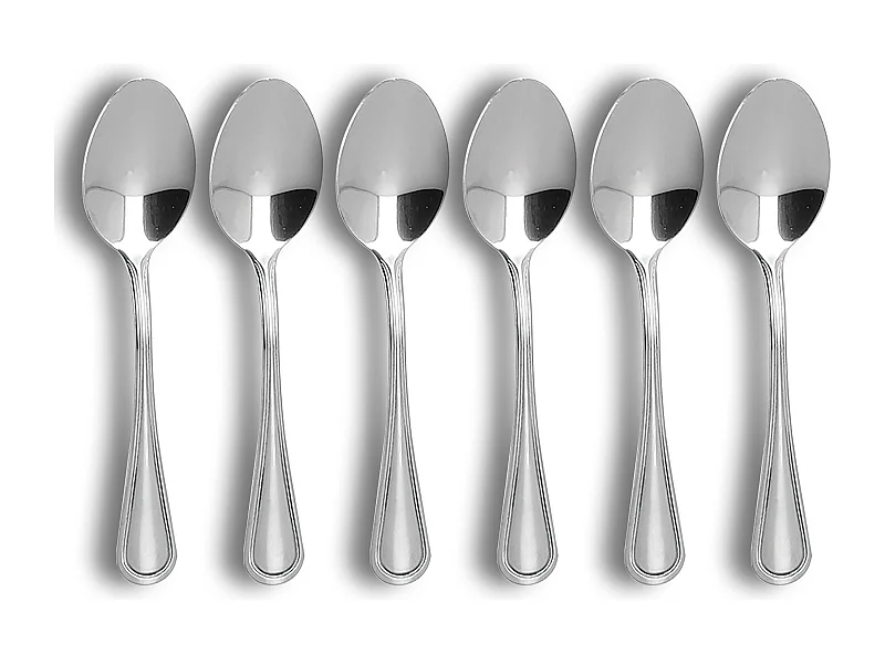 Ogo Living - Lot 6 Cuilleres A Cafe Filla 14cm En Acier Inoxydable