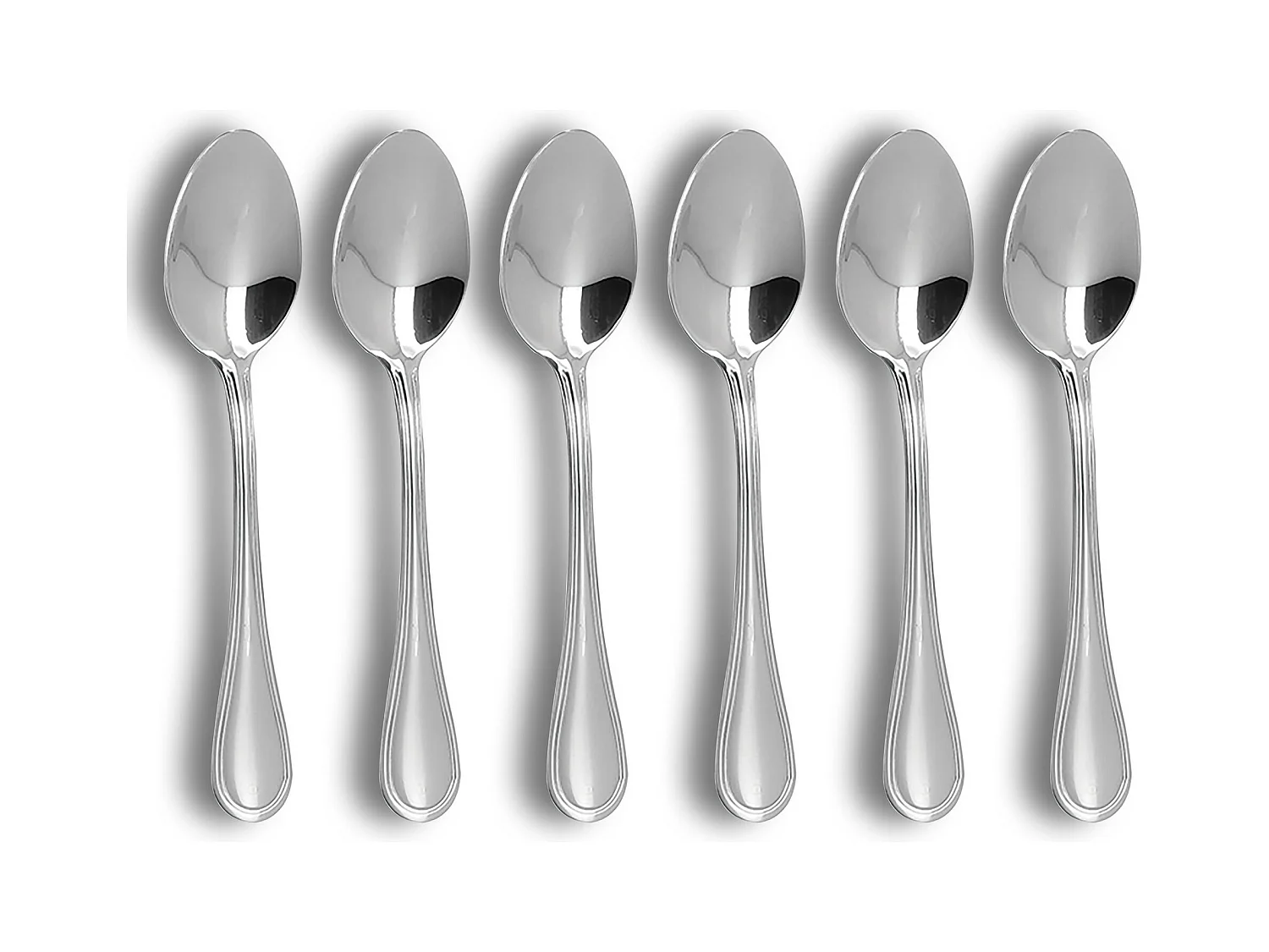Ogo Living - Lot 6 Cuilleres A Dessert Filla 18.5cm En Acier Inoxydable