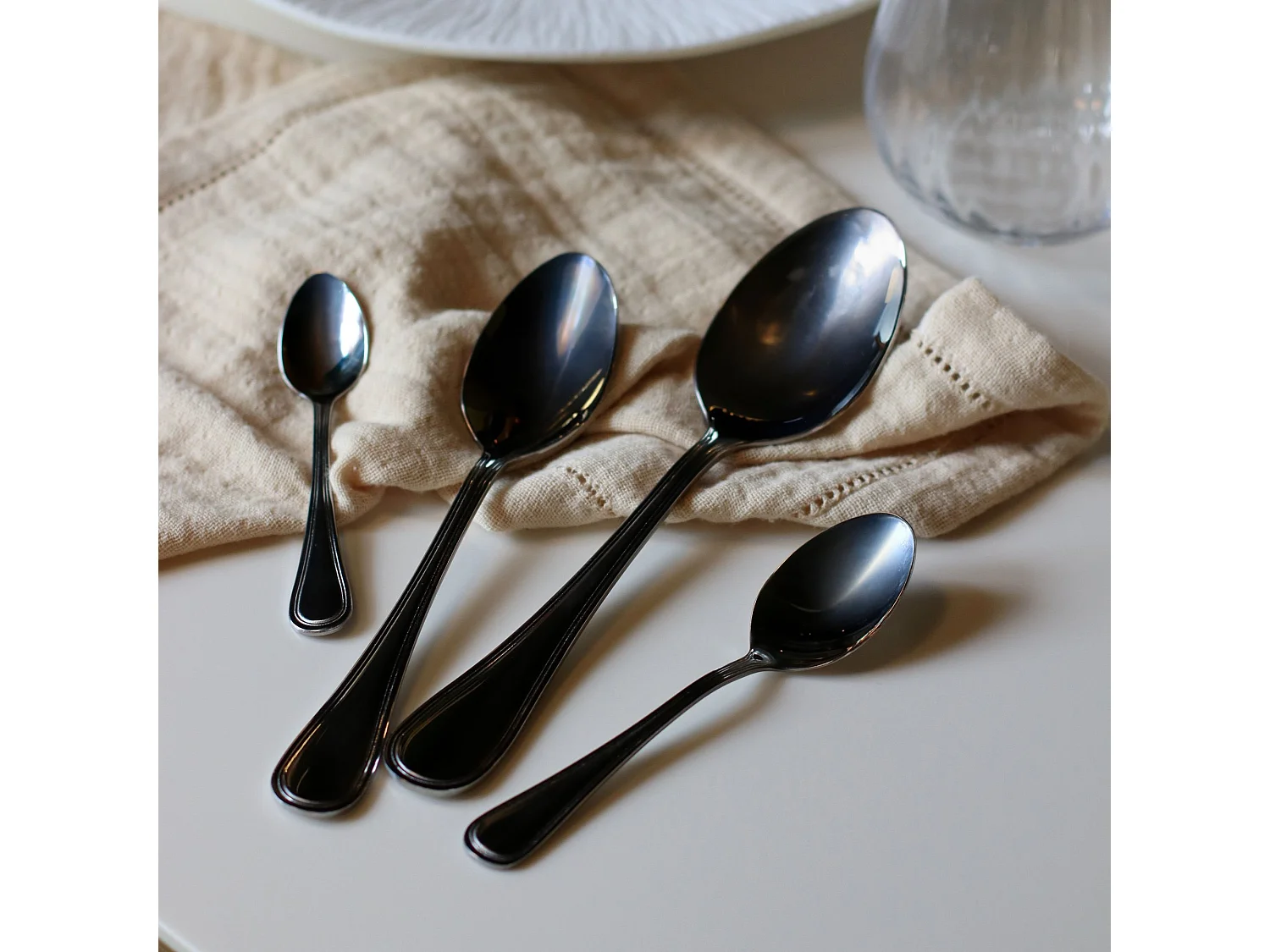 Ogo Living - Lot 6 Cuillères à Dessert Filla 18.5cm En Acier Inoxydable