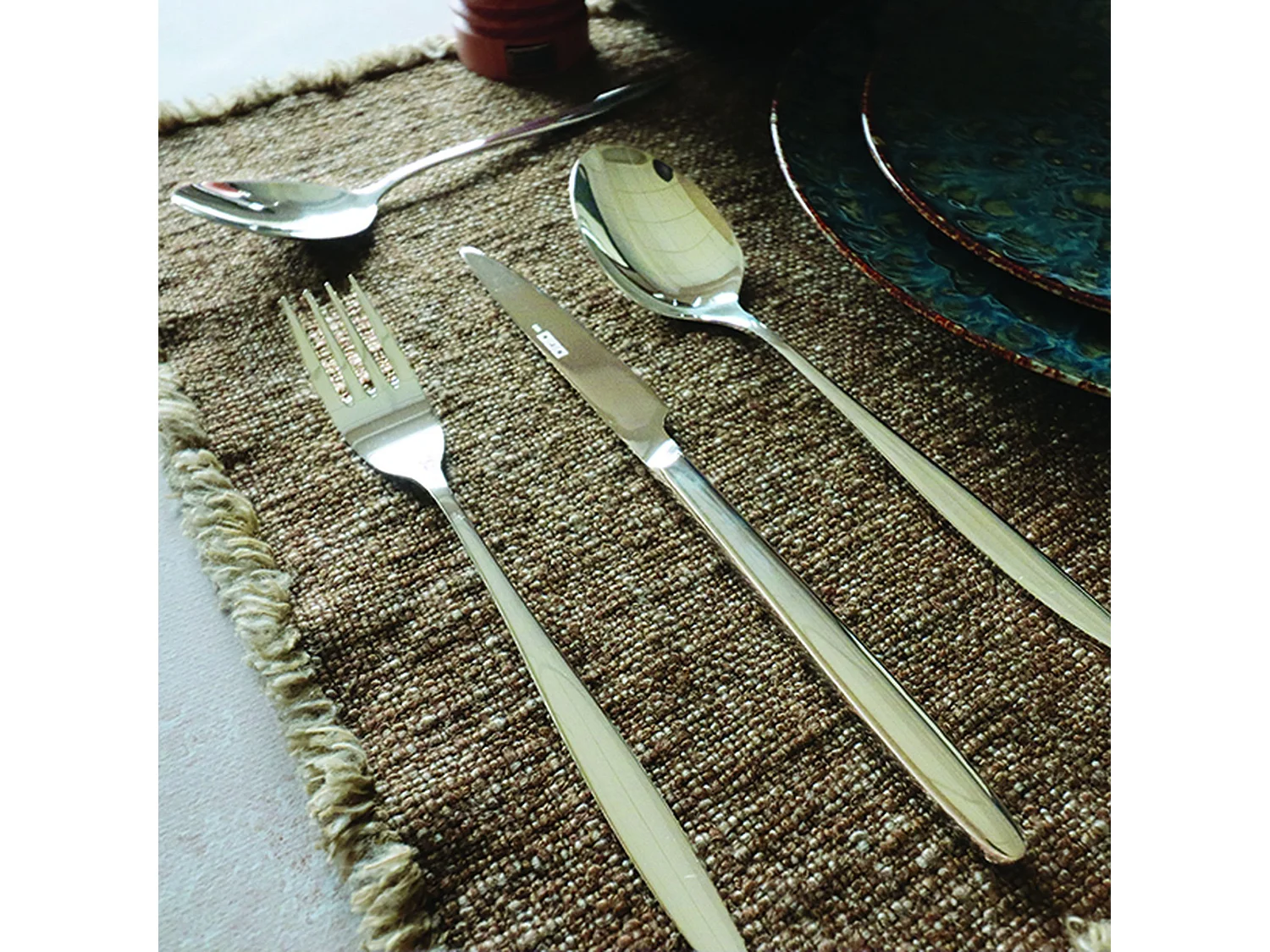 Ogo Living - Lot 6 Cuilleres A Cafe Athena 14cm En Acier Inoxydable