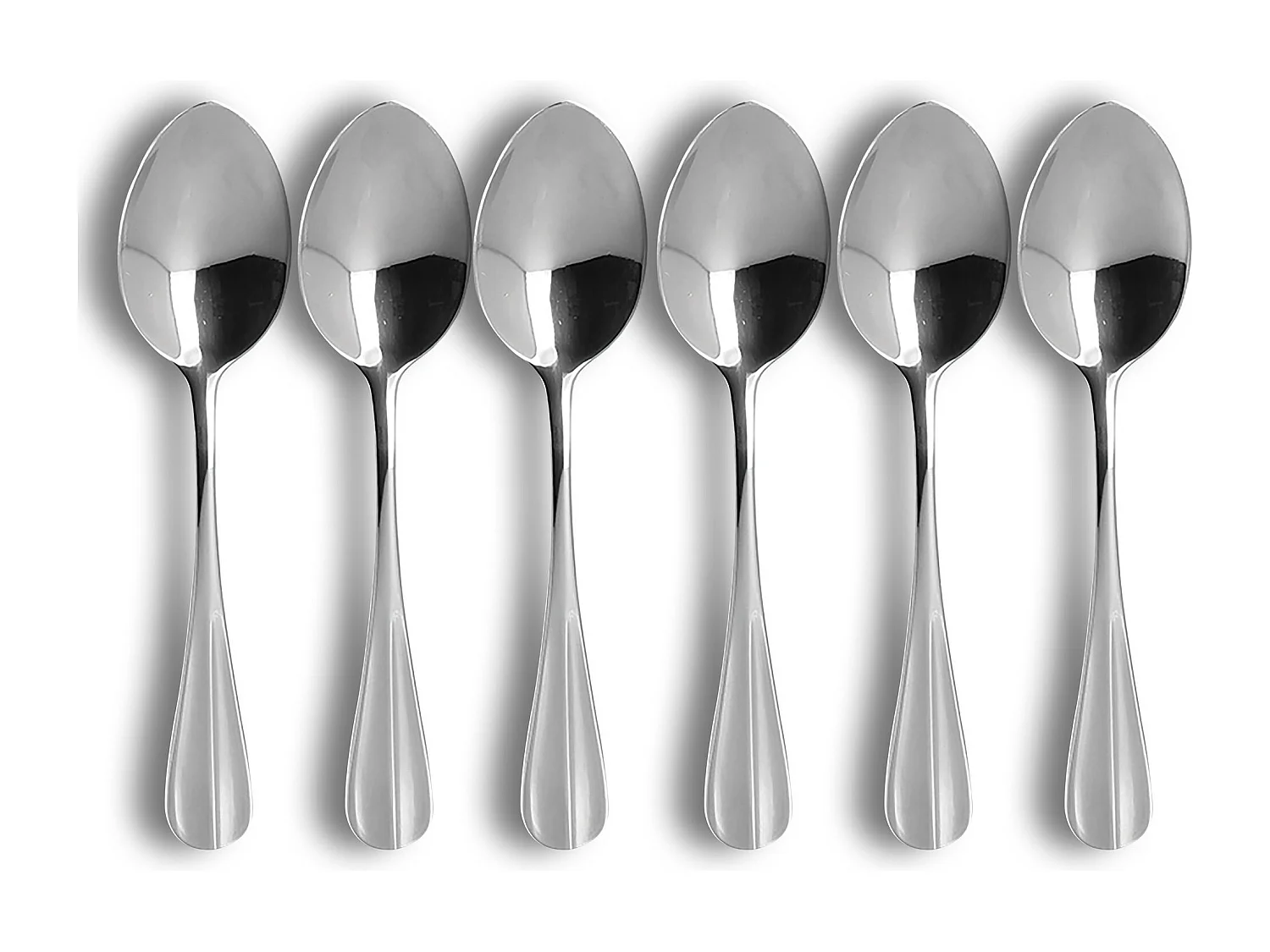 Ogo Living - Lot 6 Cuilleres De Table Ares 20.5cm En Acier Inoxydable