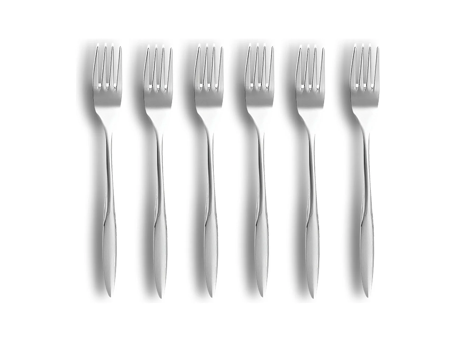 Ogo Living - Lot 6 Fourchettes De Table Athena 21cm En Acier Inoxydable