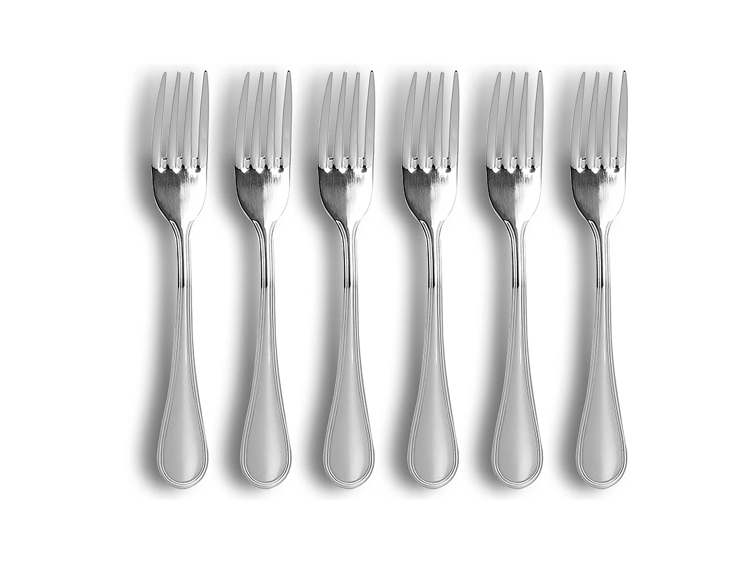 Ogo Living - Lot 6 Fourchettes De Table Filla 21cm En Acier Inoxydable
