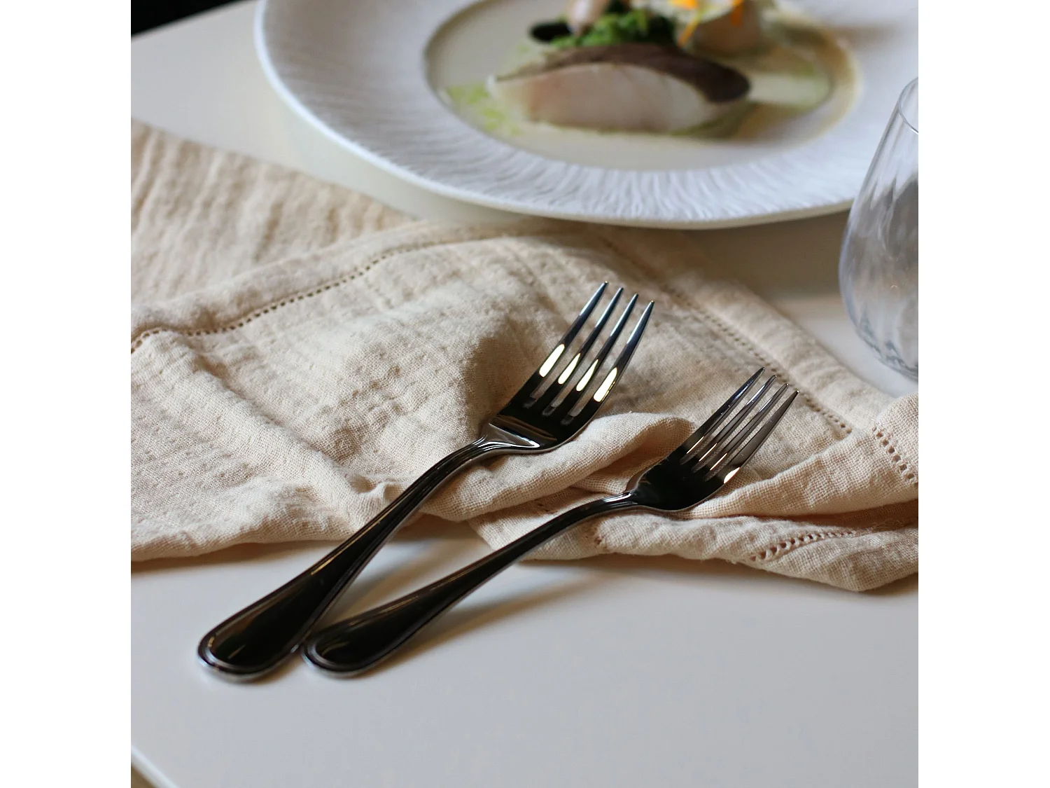 Ogo Living - Lot 6 Fourchettes De Table Filla 21cm En Acier Inoxydable