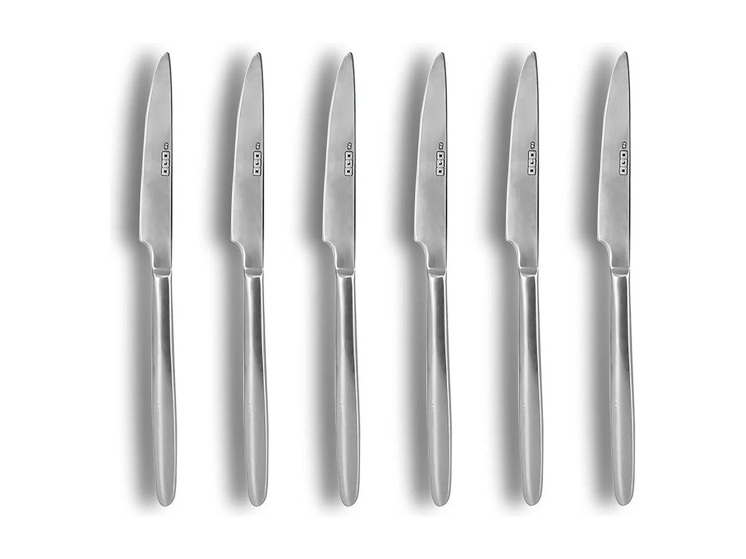 Ogo Living - Lot 6 Couteaux De Table Athena 23cm En Acier Inoxydable