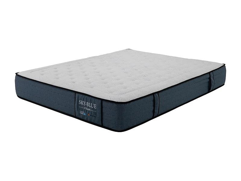 Matelas Sky Blue | 160x200 | mémoire 60kg/m3 | 28 cm