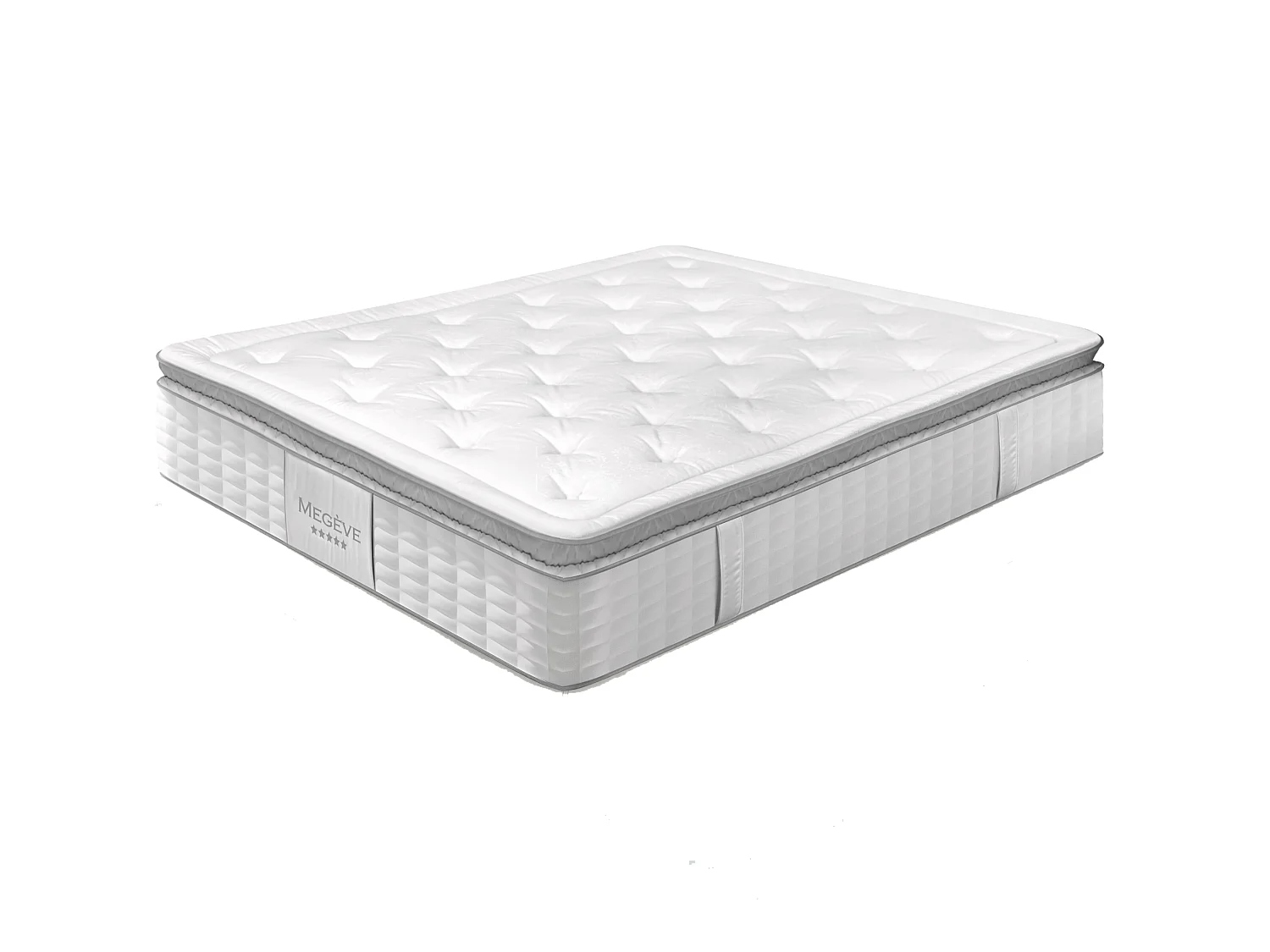 Matelas Megève | 180x200cm | Ressorts+latex avec surmatelas | 32cm