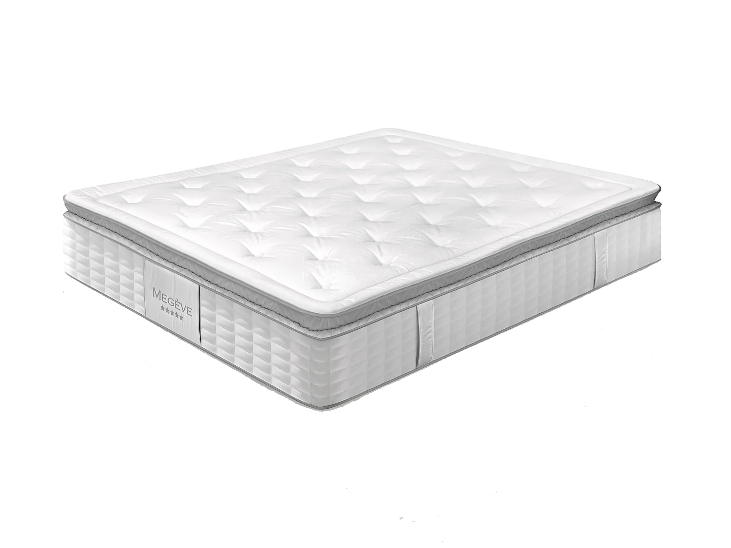 Matelas Megève | 180x200cm | Ressorts+latex avec surmatelas | 32cm