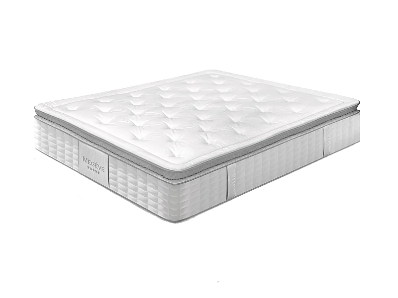 Matelas Megève | 140x190cm | Ressorts+latex avec surmatelas | 32cm