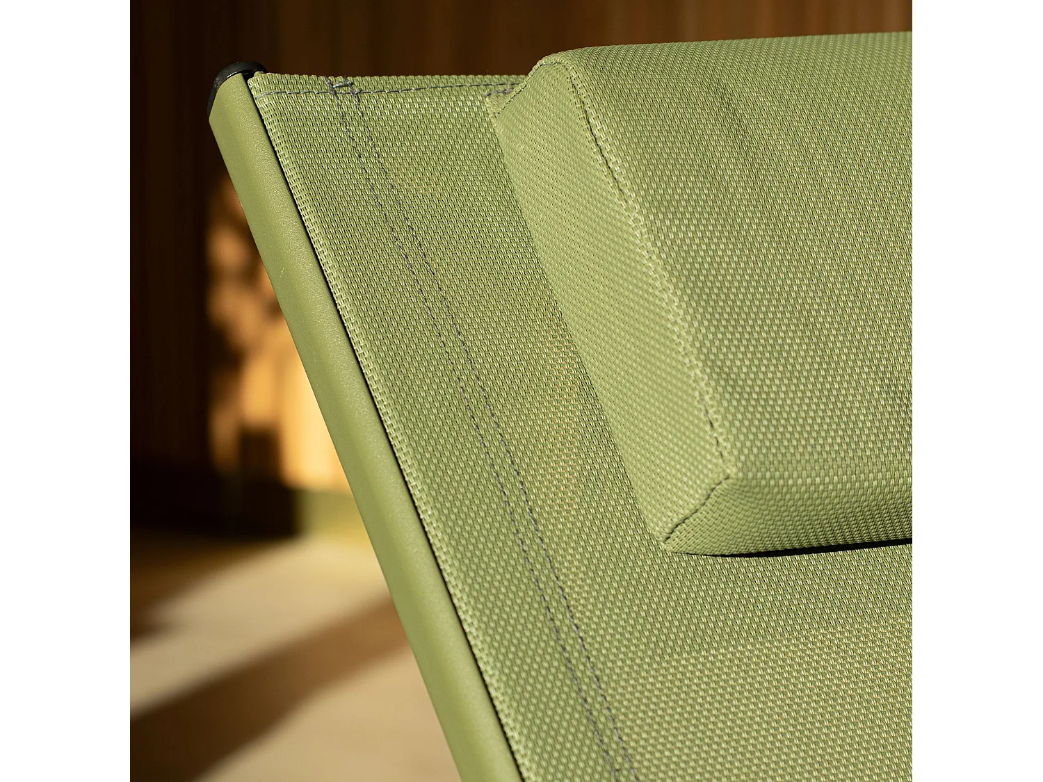 Now's Home - Lot De 2 Chaises Longues En Acier Inoxydable Vert