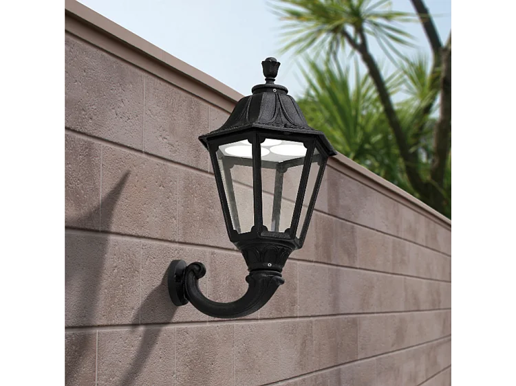 DEVON moderne en veelzijdige stijl voor buiteninbouw - D.ø13.4 - rechthoekig - Gx53 LED T2 3W - hars - K select - ip66 - hars en zwart