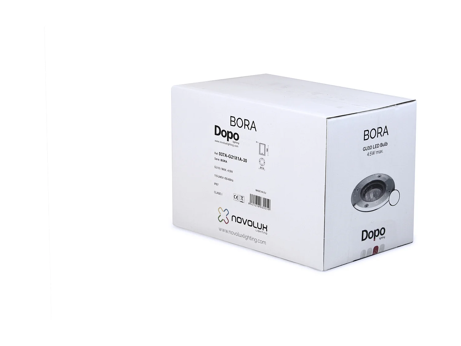 Empotrable de exterior BORA estilo moderno y versátil - D. ø11 cm - redondo - GU10 4,5W - aluminio -2000kg a 25 km/h - doble posicion- ip67 - inox