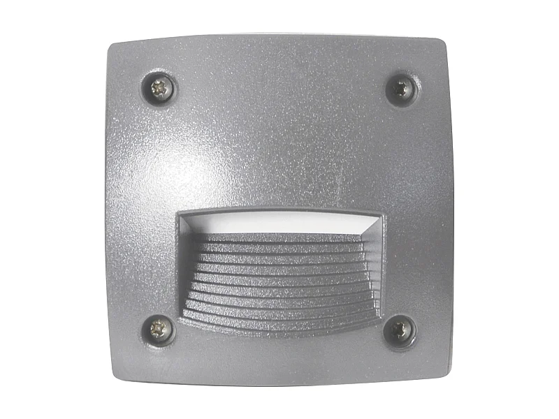 encastre exterieur Devon-L.29.3-rectangulaire-gx53 led t2 3w-résine-k select-ip66-gris