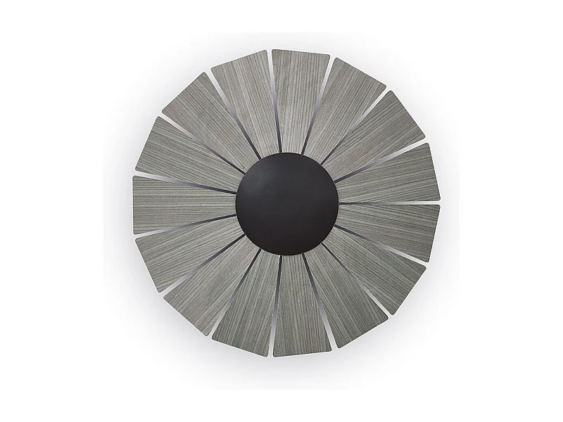 EYE wandlamp moderne stijl - D. ø42 cm- klein - interieur- LED SMD- 14W- klein- 3000K- zwart en donker hout