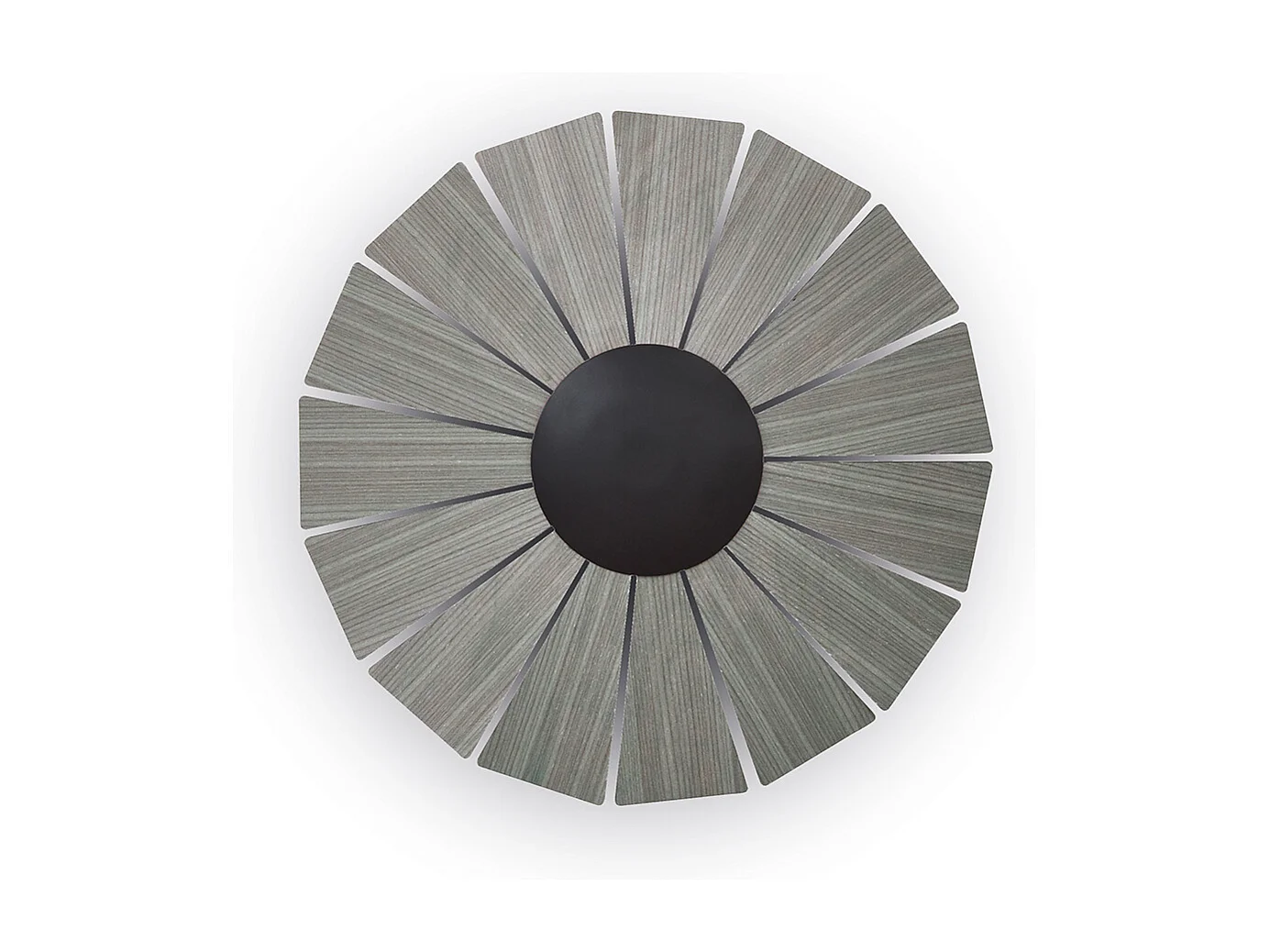 EYE wandlamp moderne stijl - D. ø42 cm- klein - interieur- LED SMD- 14W- klein- 3000K- zwart en donker hout