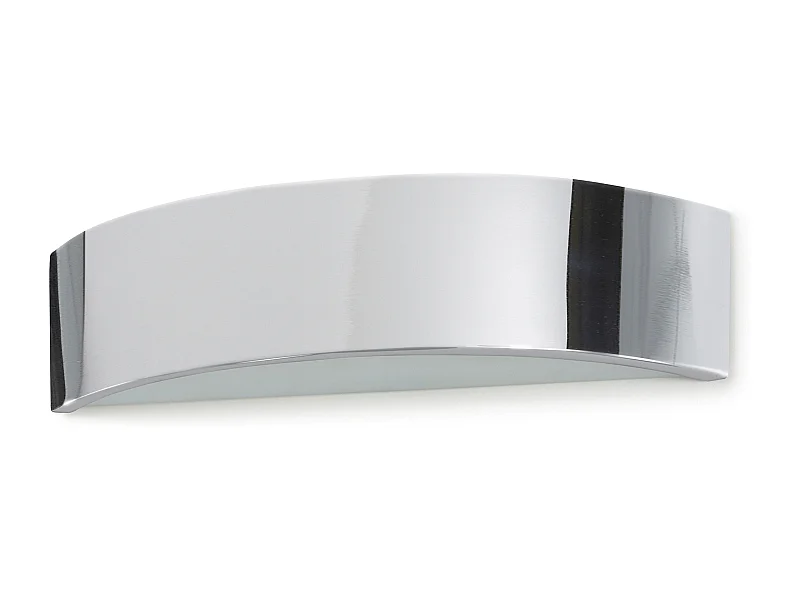 DENEB Wandleuchte im klassischen Stil – L. 31 cm – 12 W SMD-LED – 1200 lm und 3 K, nach oben und unten – Stahl und Chrom – IP20