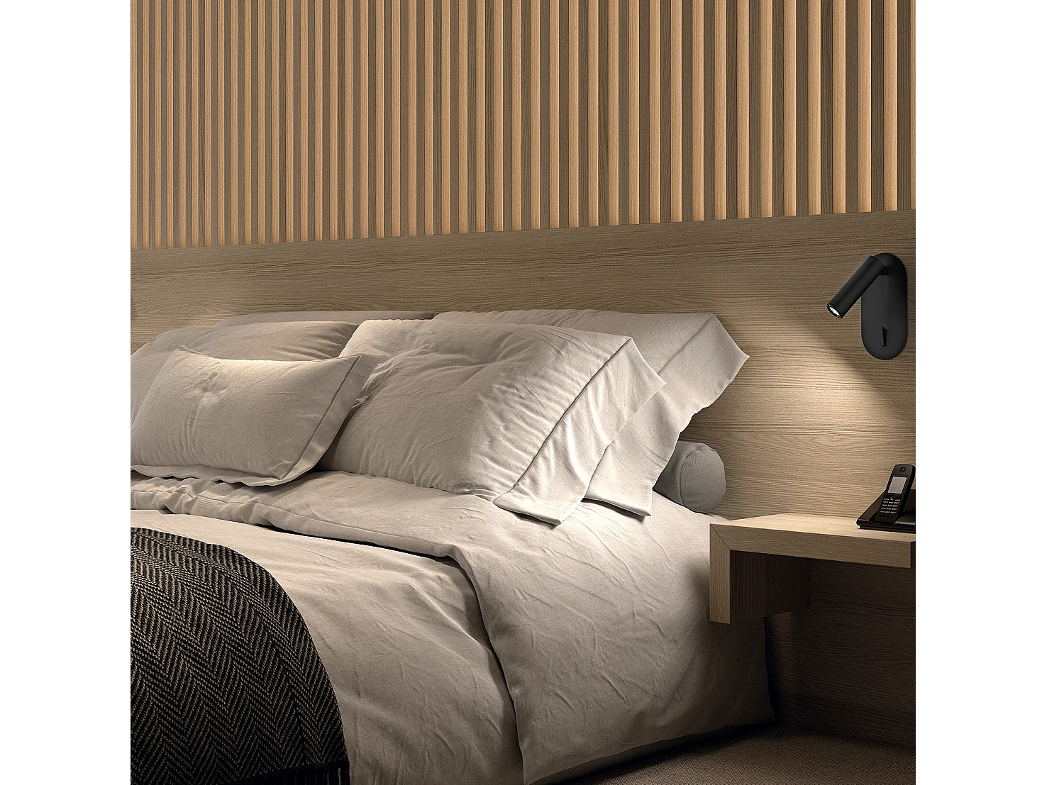 Lampada da parete moderna con lettore Dirk-incasso-led-3w-3k-on&off-90º e 300º-ip20-acciaio-nero,oro