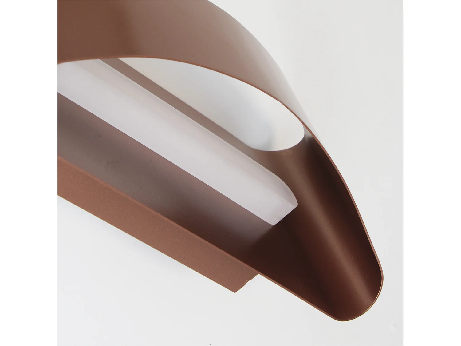 Aplique de pared COOPER estilo moderno y versátil - Anchura 24 cm - LED SMD 9W - 850lm y 3K - up&down - acero y cobre